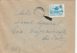 55326- HELICOPTER, STAMPS ON COVER, 1971, ROMANIA - Lettres & Documents