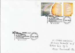 55331- INTERNATIONAL CONGRESS OF DACOLOGY SPECIAL POSTMARKS ON COVER, FLOODS STAMPS, 2006, ROMANIA - Brieven En Documenten