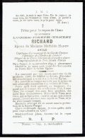 Lucien Joseph Ernest Richard  Capitaine D'armement De La Garde Civique   Chevalier De L'ordre De Leopold Namur 1903 - Obituary Notices