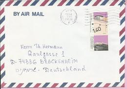 Letter - Stamp Architecture In Israel, Haifa, 20.9.1993., Israel - Airmail