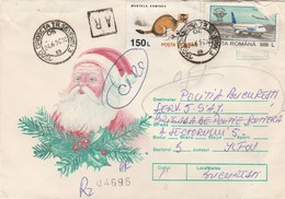 A128  SANTA CLAUS,REGISTERED COVER 1996 ROMANIA. ROMANIA. - Covers & Documents