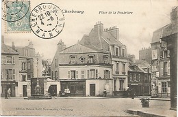 CHERBOURG PLACE DE LA POUDRIERE - Cherbourg