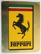 Vignette Sticker Ancien PANINI Logo Voiture FERRARI Années 80 - Andere & Zonder Classificatie