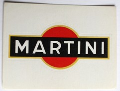 Vignette Sticker Ancien PANINI Alcool MARTINI Années 80 - Other & Unclassified