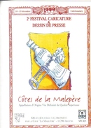 Etiquette Vin ALF Festival De La Caricature Et Dessin De Presse BD Castelnaudary 1999 - El Arte De La Mesa