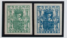 ESTADO ESPAÑOL Escudo De España ** NE56/57 - Neufs