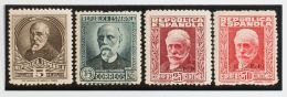 II REPUBLICA Personajes * 655/59H - Unused Stamps