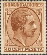 ALFONSO XII Alfonso XII. 1 De Julio De 1878 * 195 - Unused Stamps