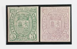 I REPUBLICA Escudo De España-Impuesto De Guerra */(*) 154/55s - Unused Stamps