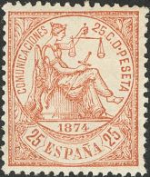 I REPUBLICA Alegoría De La Justicia * 147 - Unused Stamps