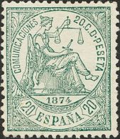 I REPUBLICA Alegoría De La Justicia (*) 146 - Unused Stamps