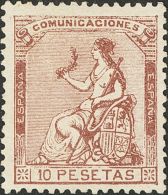 I REPUBLICA Alegoría De España (*) 140 - Unused Stamps