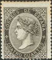 ISABEL II Isabel II. 1 De Enero De 1867 * 88P - Postfris – Scharnier