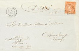 ISABEL II Isabel II. 1 De Enero De 1866 Sobre 82 - Postfris – Scharnier