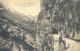 Les Echelles Route De Saint Etienne D'Entremont Le Tunnel Du Frou  1908 Ref 050 087 - Les Echelles