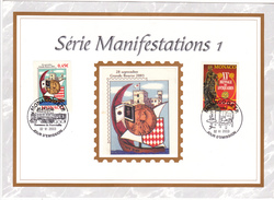 MONACO    2003   Encart  Y.T. N° 2395  2397  Oblitéré - Used Stamps