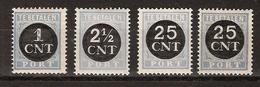 NVPH Nederland Netherlands Holanda Pays Bas Port 61-64 MLH Timbre-taxe Postmarke Sellos De Correos NOW MANY DUE STAMPS - Postage Due