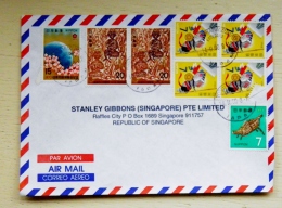 Cover From Japan Sent To Singapore 1999 - Covers & Documents