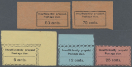 1926/1933, Small Group With 13 Different Postage Dues Incl. Some Corner Copies Etc., Unused Without Gum As Issued,... - Other & Unclassified