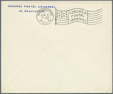 1897, American Postal Machine Company, Washington, D.C., JUN 2, Type B-27 Flag Cancel "Congres Postal Universel",... - Other & Unclassified