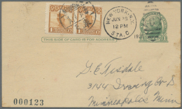 1928, 14 July, Round The World Flight By Mears And Collier, Moukden-Tokyo Leg, U.S. 1c. Postal Stationery Card... - Sonstige & Ohne Zuordnung