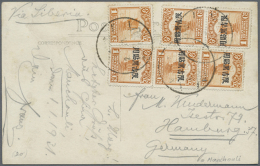 1927/29, Covers (2, To Soochow Or To Austria), Ppc (1), The Latter With Unoverprinted 1 C. And Overprinted 1 C. (5)... - Sonstige & Ohne Zuordnung