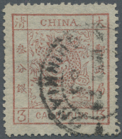 1882, Large Dragon Large Margins 3 Ca. Canc. Customs Dater "CHINKIANG MAR 29 85" (D) - Sonstige & Ohne Zuordnung