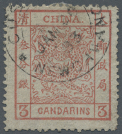 1882, Large Dragon Large Margins 3 Ca. Canc. Customs Dater "NEWCHWANG JAN 20 83". (D) - Otros & Sin Clasificación