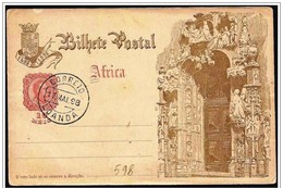 Africa Portoghese/Portuguese Africa/Afrique Portugaise: FDC, Intero, Stationery, Entier, Monastero, Monastère, Monastery - Abbazie E Monasteri