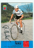 Klaus Peter THALER , Autographe Manuscrit, Dédicace . 2 Scans. Cyclisme. Teka - Cycling