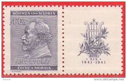 MiNr.73 WZd 17 Xx Deutschland Besetzungsausgaben II. Weltkrieg Böhmen Und Mähren - Unused Stamps