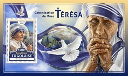 Togo. 2016 Mother Teresa. (612b) - Mère Teresa