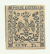 1852 - Italia - Antichi Stati - Modena 4 Aquila - Modena