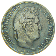 [NC] FRANCIA 5 FRANCS 1831 LOUIS PHILIPPE I ZECCA A AG SILVER (nc1420) - 5 Francs