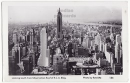 New York City NY, View Looking South From RCA Building, C1930s Vintage MAINZER Real Photo Postcard RPPC [7058] - Viste Panoramiche, Panorama