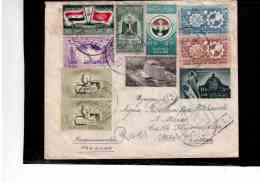 TEM8795   -  POSTAL HISTORY    "  EGYPT  "  /     REGISTERED   AIR MAIL  LETTER  TO   ITALY ON  17.3.1969 - Cartas & Documentos