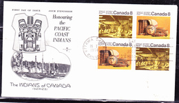 Kanada Canada - Indianer/Indians (MiNr: 547/8) 1974 - FDC - 1971-1980