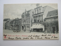 1903 , PREETZ   , Seltene Karte  Mit Marke + Stempel - Preetz