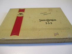 Boite En Fer Vide/Cigarettes/State Express 333/ Adarth Tobacco/Canada /Vers1960-80     BFPP98 - Andere & Zonder Classificatie