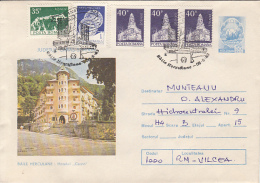 55596- BAILE HERCULANE SPA TOWN, CERNA HOTEL, TOURISM, COVER STATIONERY, 1983, ROMANIA - Hotel- & Gaststättengewerbe