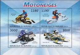 Burundi MNH Snowmobiles Sheetlet And SS - Sonstige (Land)