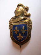 ANCIEN INSIGNE GENDARMERIE NATIONALE ECU EMAILLE ETAT EXCELLENT DRAGO OLIVIER METRA PARIS NICE DEPOSE - Polizia