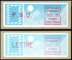 ATM-221- Timbre De Distributeur, Papier Carrier - 1985 « Carrier » Paper