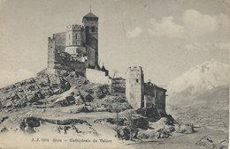 Sion - Cathedrale De Valere. Sent To Denmark 1917.    Switzerland   S- 3152 - Sent