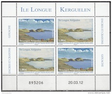 TAAF 2012 Yvert Feuille Complet 628 - 629 Neuf ** Cote (2017) 12.80 € Ile Longue Kerguelen - Unused Stamps