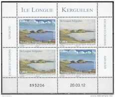 TAAF 2012 Yvert Feuille Complet 628 - 629 Neuf ** Cote (2017) 12.80 € Ile Longue Kerguelen - Ungebraucht