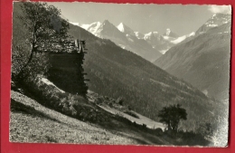 PRU-17 Paysage Près De St.-Luc Anniviers, Besso Gabelhorn, Cervin. Cachet 1952 - Anniviers