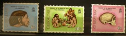 GIBRALTAR Prehistoire. Hommes Prehistoriques (yvert 294/96) ** MNH, Sans Charniere. - Prehistory