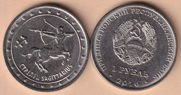 Transnistria 1 Ruble 2016 Sagittarius UNC - Moldavië