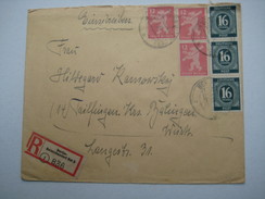 1946 , Einschreiben Mit Mischfrankatur Aus Berlin - Berlin & Brandebourg